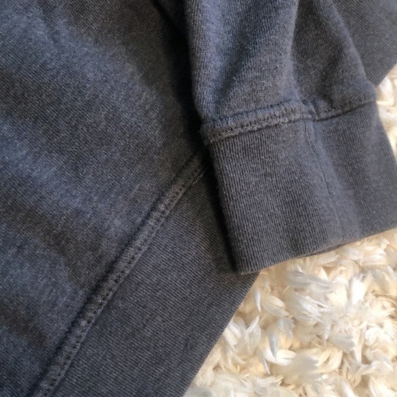 AEROPOSTALE | Crop Logo Drawstring Grey Hoodie - Size M - Picture 6 of 8